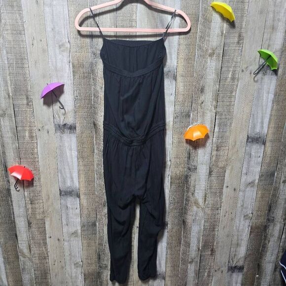 Talula Aritzia Black Strapless Jumpsuit - Picture 3 of 5